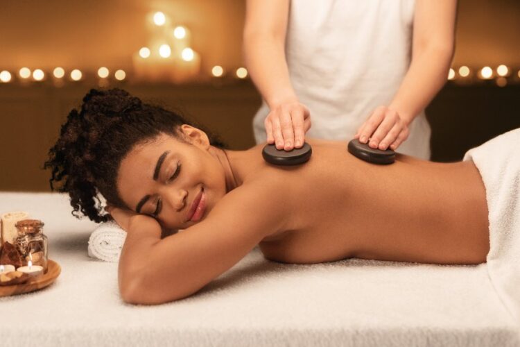 Spa therapist making professional hot stone massage for black lady, luxury spa interior SSUCv3H4sIAAAAAAAACoxWy46sNhDdR8o/jFinFT/ANllmcXdXyi6LKAsDpiHXjRE2mWmN5t9TQDNjXIwyOyiX63mqfF5//unpKau07+vst6fX5Q/+e2tnHyYdejeAmPzykE9maMwUS0zTBzf12sbCSoe6G/TNgHCYrV3Eb+th5oMOszc+cua7OQQz+eDqHyDmuxXK+NSCgO6CsX8JOtao+ut6a+xccItm5KjWwVwhsoOrPc+/tv+n/WA9hBtwlP1h3GhN9vCxRThXy8mf7maGbJdvfj4x8rvRc7j/+k37binhibHvva+NtXowbvYfRrePv/cM9dUM9X3J4C3KbTLW6K2Ij0wyYYTMG8MuvC7VJedGXVTRqgspW1rVnLWFyFcvm+nsxzOU/BbXptPjeI9rkwlCRZElEfnOzRZA4I+qgooyVa302tDYYCk50nLN0a2kROaPaCO9m/YeynE0SAV2Gzoz6bH34aBKCae8xPkAdJIYCRMo6eCGuNyrPZaX8tx3ko+SQiGLoz4qlQUXDNnTk7vpM6NC5AqFqdupr/XwBJO3fiS1Yhzd6Iy2oUssE46aBIjTL/s6iIrAVY5za81NwwTFilB4iRr1DLkd7ZWLcwSQdZZQjAgglU3xRimXOGevbZoGoUogvTAZHWDiUxwRXiDfdzcP12OIkhWoMrWeTIpKSdhpxn072/9PutNDcwSmZILIgpyPT59GSUE5VR23DZhMBclPQfEFPHRz2udTc/aOoytwDa/9ZFNslah5z7BbYWSPpSkVK8T5iB2fhfPxsn1rfLij0hS4g3Z+mad0m5ITjOkKmWOSoo5MrjbNnIBH5YWUZ+v0izD7x6F9L8WJEgLimZ4ZQBNNy6KKBtrqZONDBxUGLJAQMwwbtYhSEaoUjNNTMJrmC3CsO2MmnFNJ0IKCFdrg9hBkcUHQgCAEr6c827cI5SQn56j8HJIRGdBz07voHf/X1douuOeR0gjvweb39SFxy6sSXathg4UVshmj5c5YMuvc+MBoC2bNx97xHm40uzzyVQN1dLfI1eDC+nhmm9WsAWq2/FLOckZzpggtcyoolVlMEjt4wt0a0R7jPFqnm7XJ75wrpY+0KOWyKYl4J10fTHI9owCKj7OdVG5nomTy4wzxy2LRkRDqprJTwIXT3XqI4guRUcF3Qou8K1muTXvwwHfKDPf7dct/QpkzKoFYUZYr+t643TLgpqRFnm/r9mGyXwLNikq1vCU5MMWCXPKmJBelKnmpVW0q2JRFoyq49fYfAAAA//8DAGCJL/IkDAAA